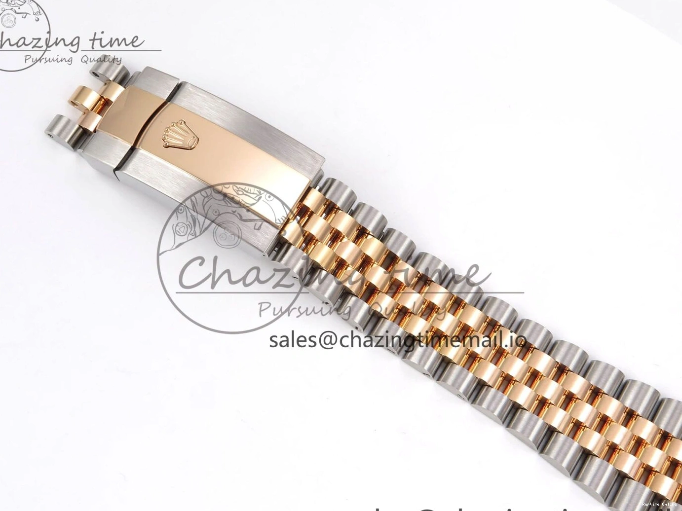 0122 DateJust 41 126331 ARF 1:1 Best Edition 904L Steel Gray Dial Green Roman Marker on SS RG Jubilee Bracelet SH3235（Gain Weight） FastDry 1103